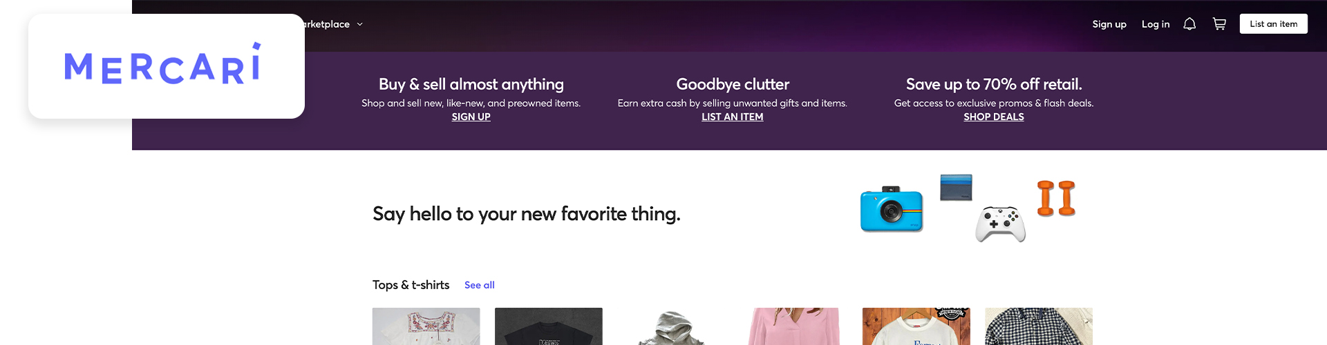 top marketplaces-mercari