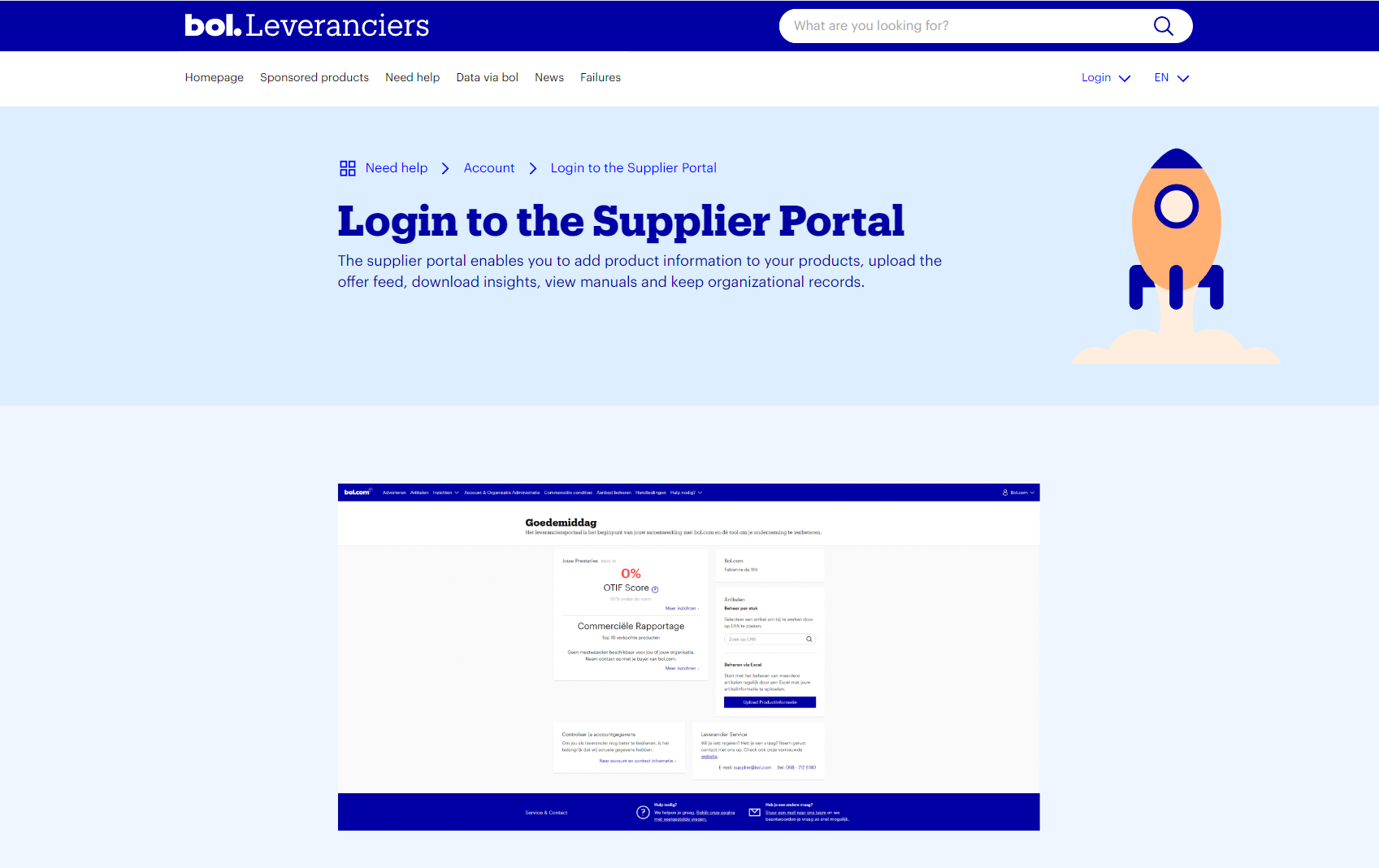 Bol Suppliers Platform