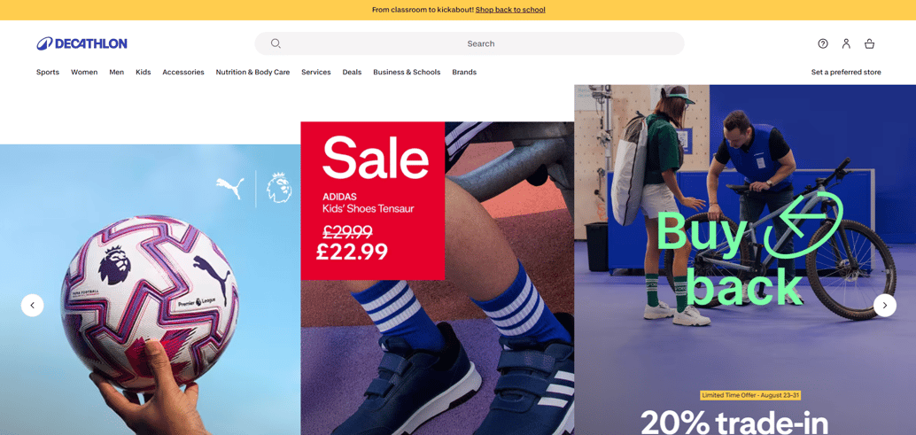 Decathlon UK - Homepage