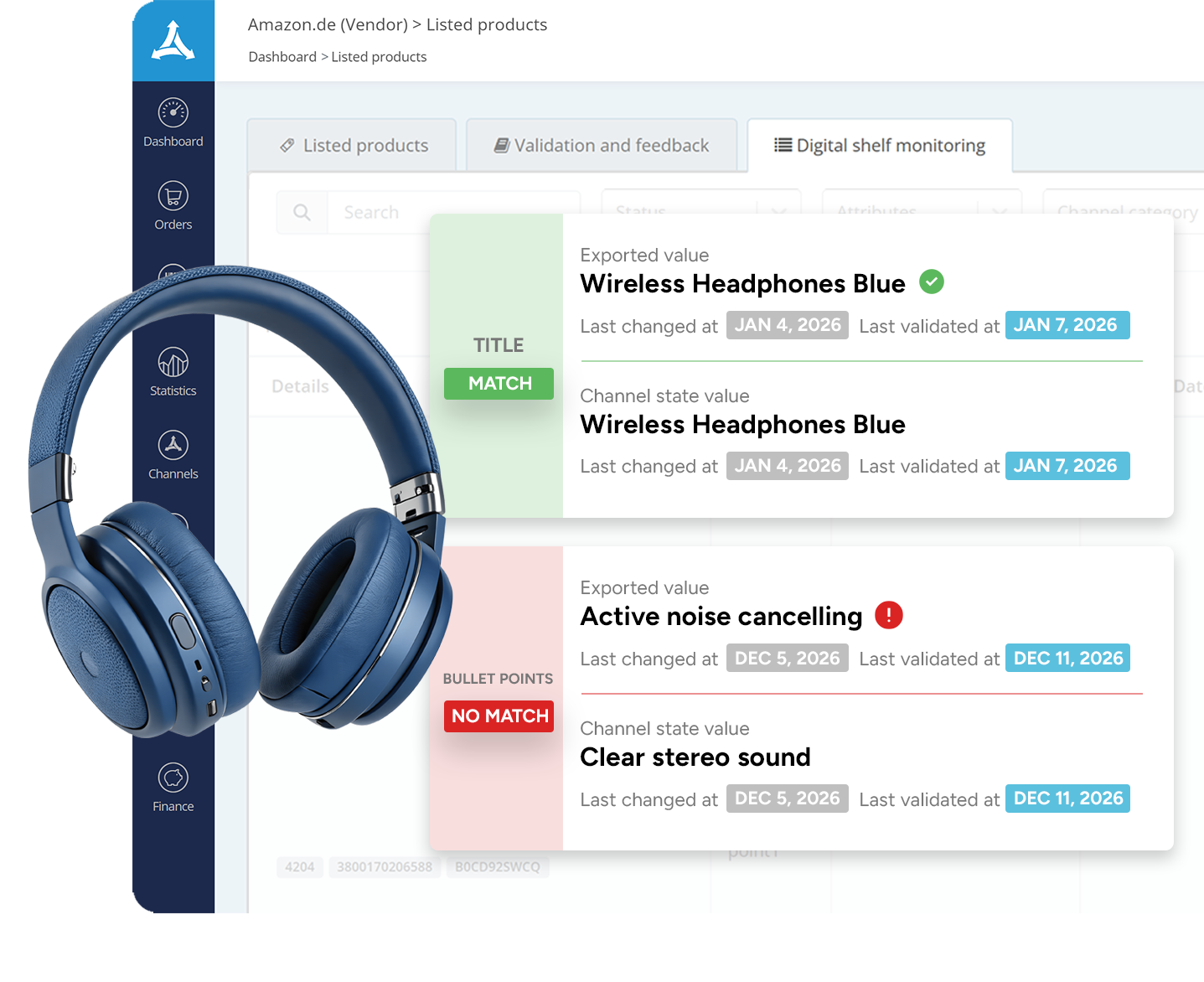 Digital shelf monitoring
