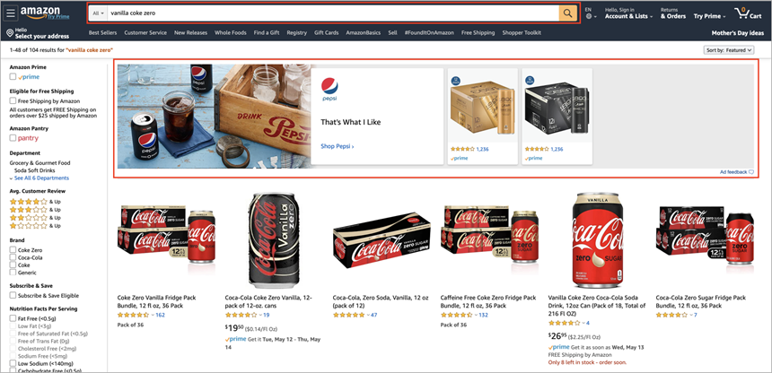 Amazon Competitor Targeting