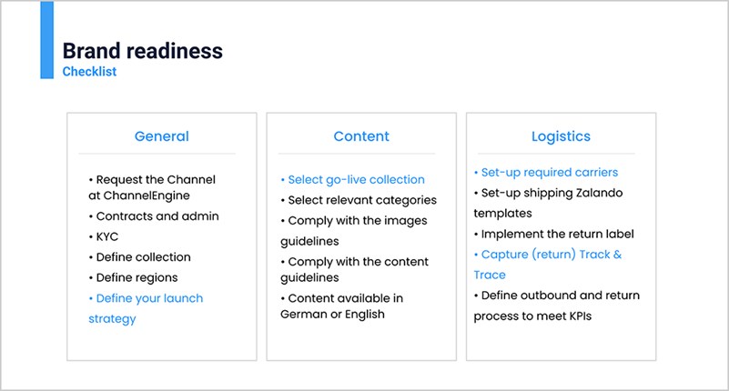 Zalando Logistics options