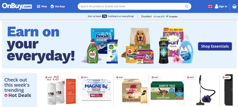 OnBuy - homepage