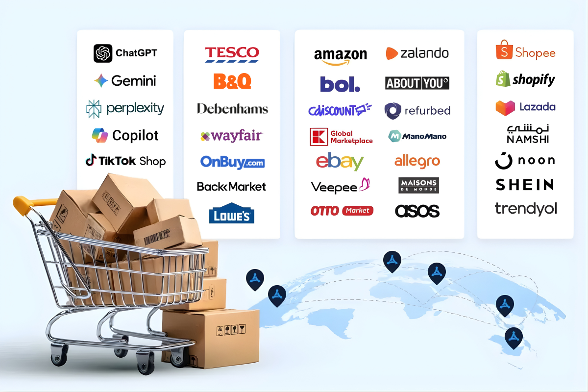 AI channels, marketplaces, social commerce