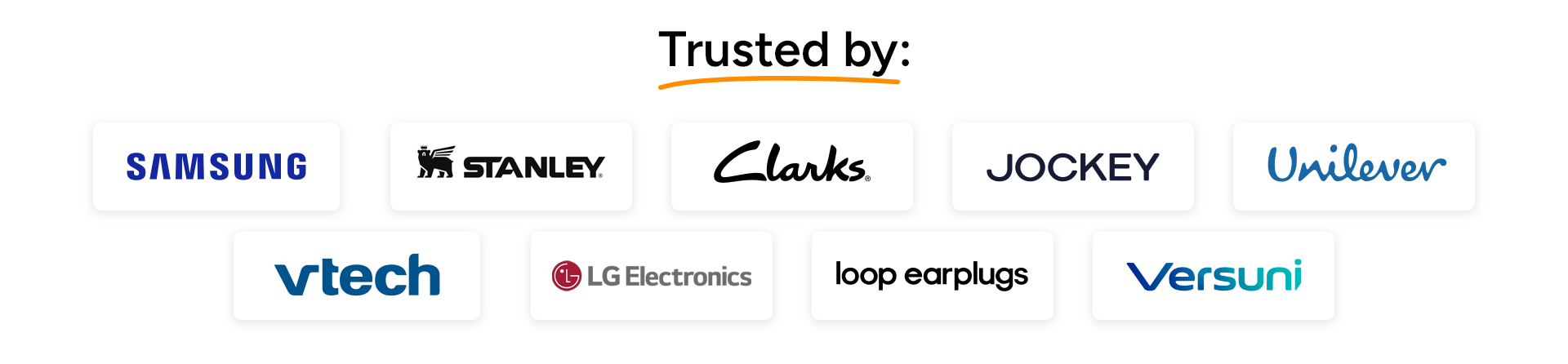 Trusted by
